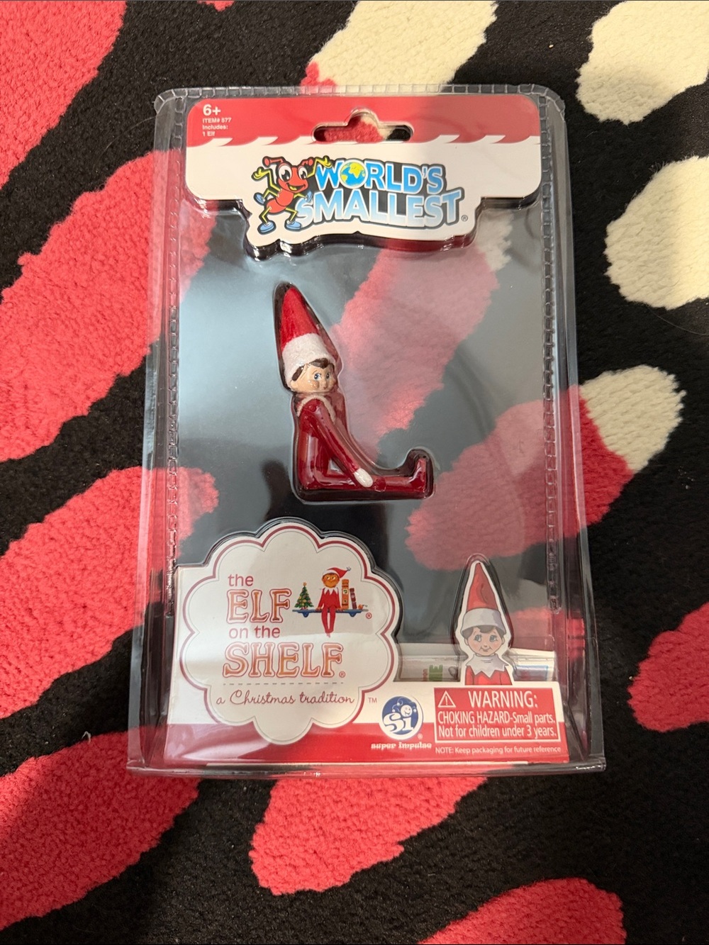 World's Smallest Red Elf on the Shelf Mini Figure